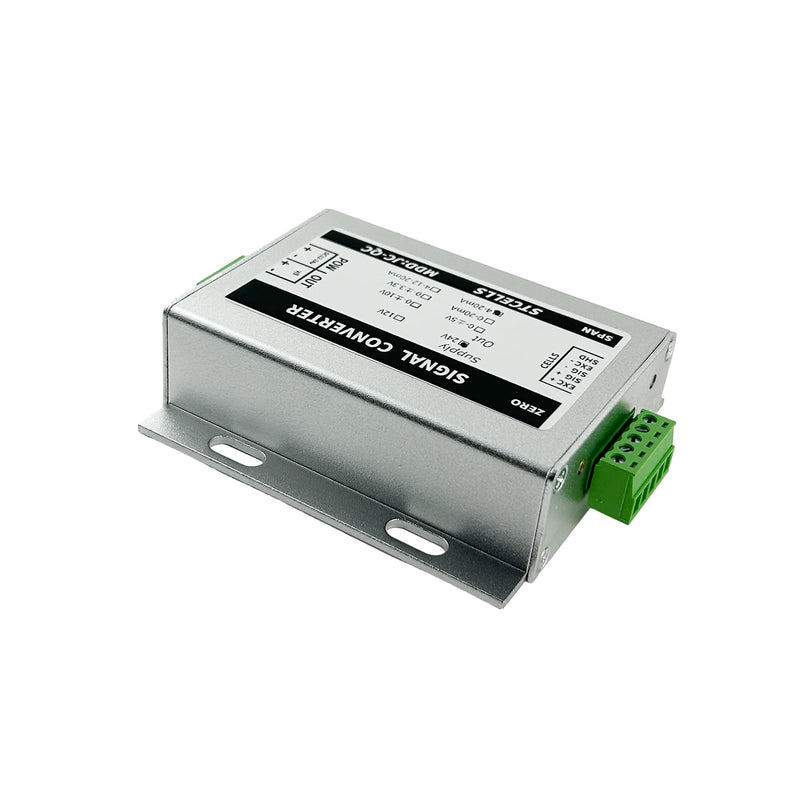 Weight Transmitter Amplifier 0-10V Pressure Transmitter 4-20MA Current Voltage Pressure Weighing Load Cell(Voltage 0-5V,1) Voltage 0-5V White 1