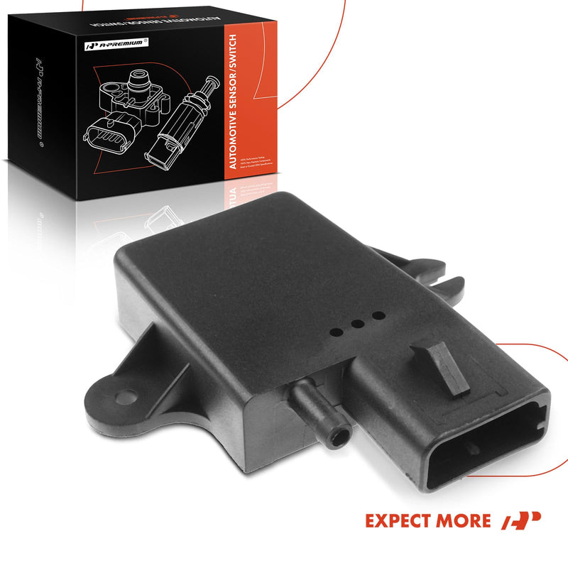 A-Premium Manifold Pressure Sensor Compatible with Ford Bronco E-150 E-250 E-350 Econoline F-150 F-250 Mustang Ranger Taurus Lincoln Mark Town Car Mercury