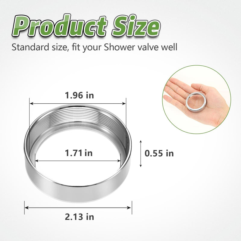 2Pcs RP22734 Replacement Valve Cover Nut, Compatible with D R10000, 1300/1400 Series Shower Valves 2
