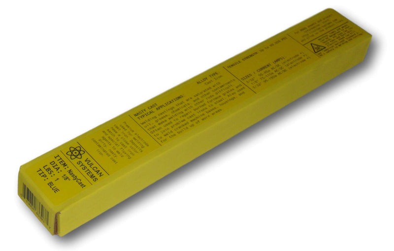 1 LB - 1/8" Vulcan NastyCast Cast Iron Repair Electrodes 1 LB 1/8" Diameter