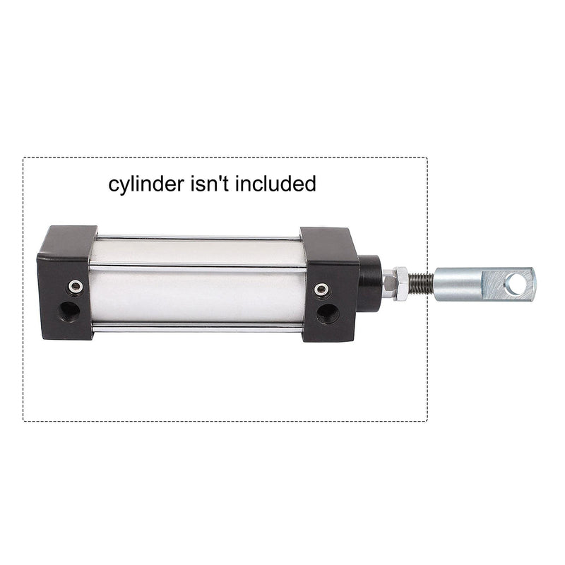 uxcell Air Cylinder Rod Clevis End M20x1.5 Female Thread 97mm Length I Type Connector