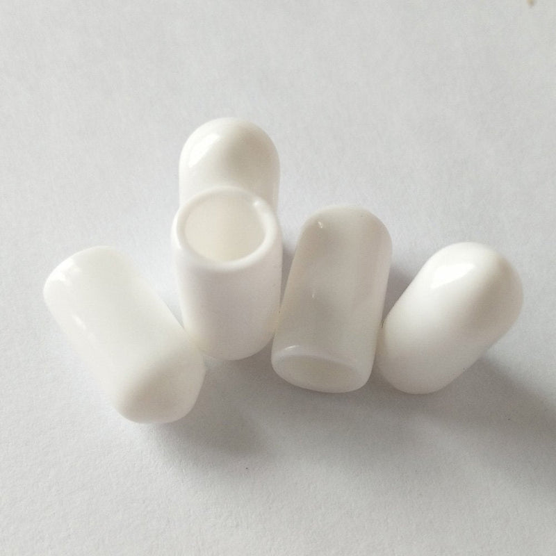 YEJI 25 Pcs 1/4" White Screw Thread Protectors