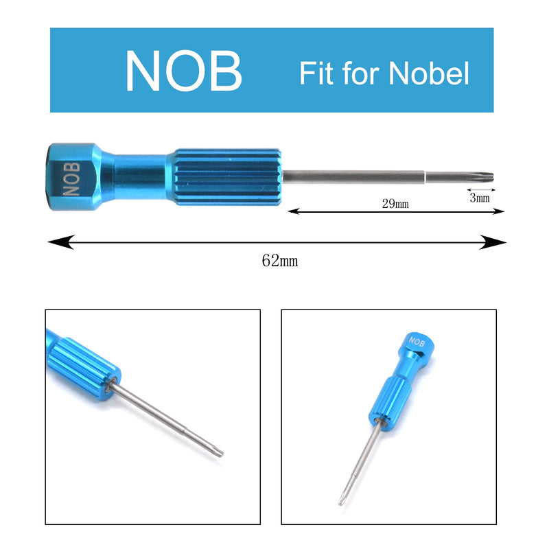 1 Piece Dental Stainless Steel Implant Screw Driver,Dentistry Tool Kit,Micro Implant Screwdriver for Oral Implant (NOB) NOB
