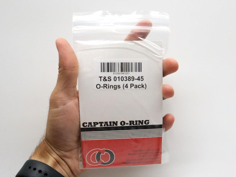 Captain O-Ring – Replacement Plunger O-Rings for 3-Tier Sink Drain, T&S Brass 010389-45 Twist Waste Drain Valve Rubber Stopper Oring (4 Pack)