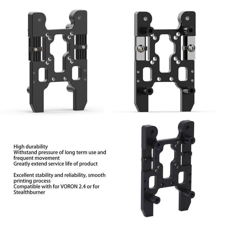 Metal Bracket Kit 3D Printer with Strong Stability Accurate Dimension High Heat Aluminum Alloy CNC Parts for 2.4 Compatible with Stealthburner