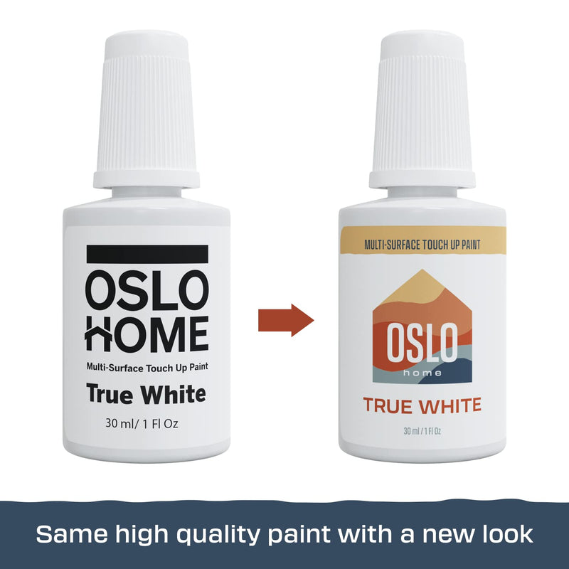 Touch Up Paint Multi-Pack – 5 Most Popular White Home and Rental Colors + Black, w/Brush in 20ml Bottle, Quick Drying, For Repairs, Walls, Trim, Cabinets, Furniture, Shutters and More