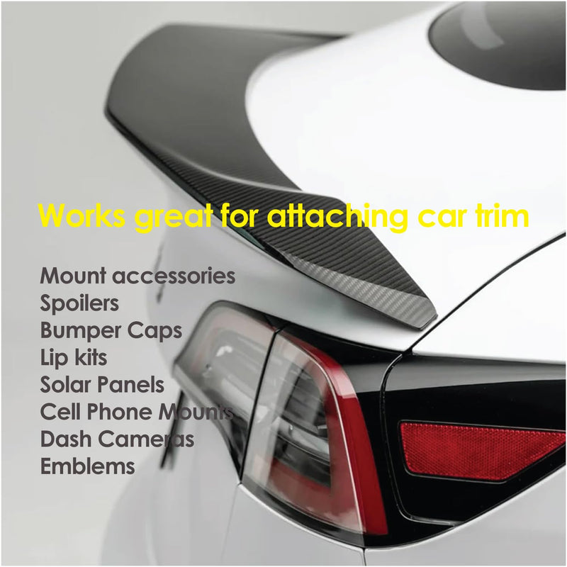 Black 3M Double Sided Mounting Tape, Waterproof 5925 VHB Foam Tape Adhesive Heavy Duty, 0.5 inch x 15 feet 0.5 in x 15 ft