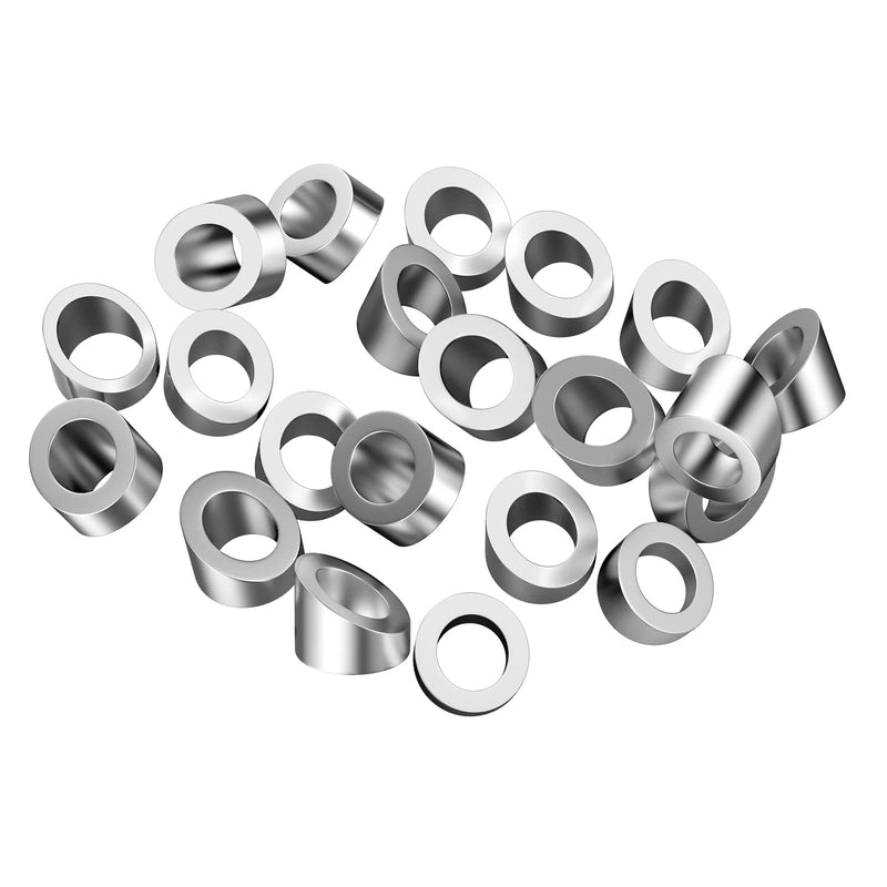 BLIKA 20 Pack 5/16" ID Angle Washers for Cable Railing Posts, Stainless Steel 30 Degree Angle Beveled Washer for 1/8", 3/16" Invisible Cable Railing Hardware, Cable Railing Angled Washer 5/16 inch