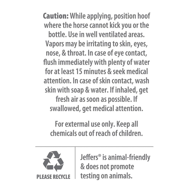 Jeffers Equine Thrush Away 2 Oz Iodine Hoof Solution for Horses – White Line, Frog, Pads, Farrier, Grooming, Stable, Ranch, Farm – Easy Application Hoof Care for Wet & Dry Conditions