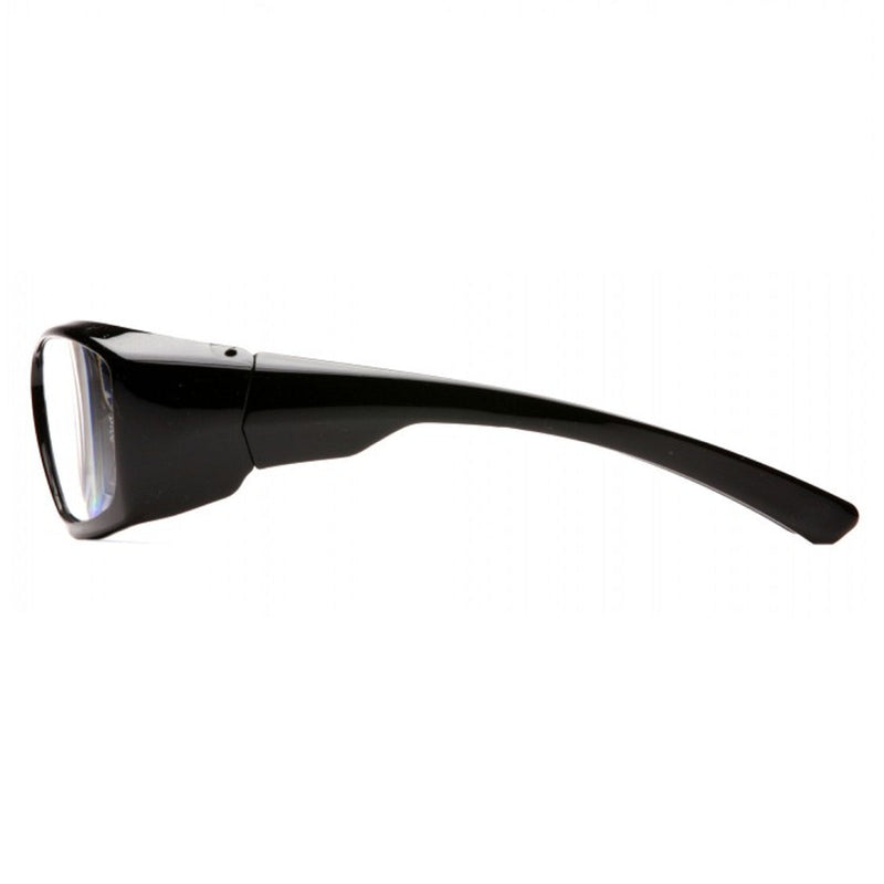 Pyramex Emerge Full Reader Safety Glasses SB7910D20 (3 Pair) (+2.0 Lens, Black Frame/Clear Lens) +2.0 Lens