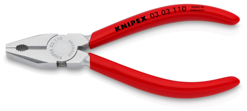 KNIPEX Tools 03 03 110 Mini Combination Pliers, 4-1/4"