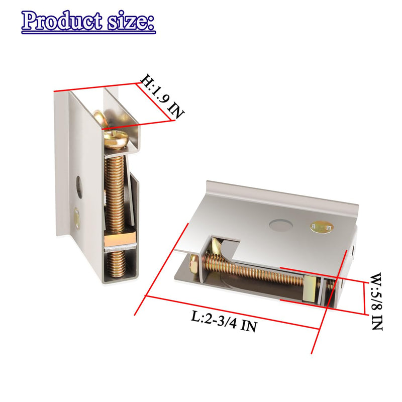 0C5Y00P0 Sliding Patio Door Rollers Compatible with P-Ella Sliding Patio Door 1-1/2”Steel Ball Wheel Bearing（2Set of Rollers）-Adjustable Roller Height