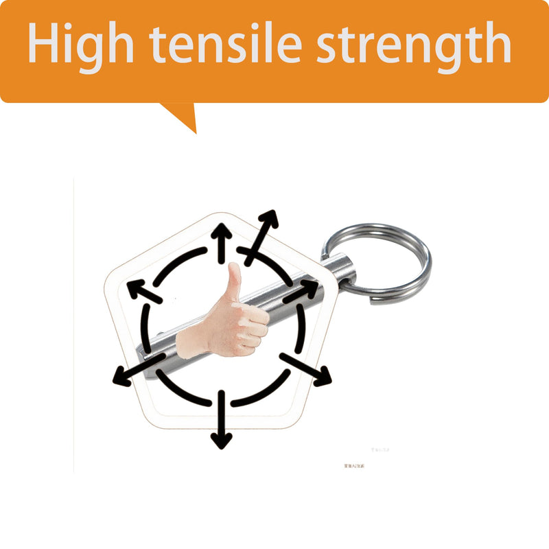 10 Pack Quick Release Pin,Full 316 Stainless Steel, Bimini Top Pin, Marine Hardware,Boat Quick Release Pin,Detent Pin (Diameter 5/16", Total Length 2.17") Diameter 5/16"(8mm), Total Length 2.17"(55mm)