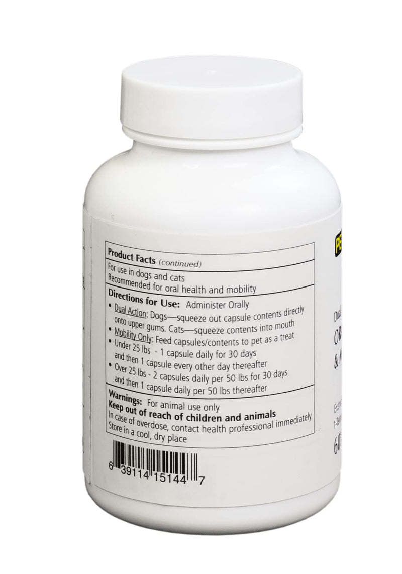 1-TDC Dual Action Support for Oral Health & Mobility (60 ct) 60 Count (Pack of 1)