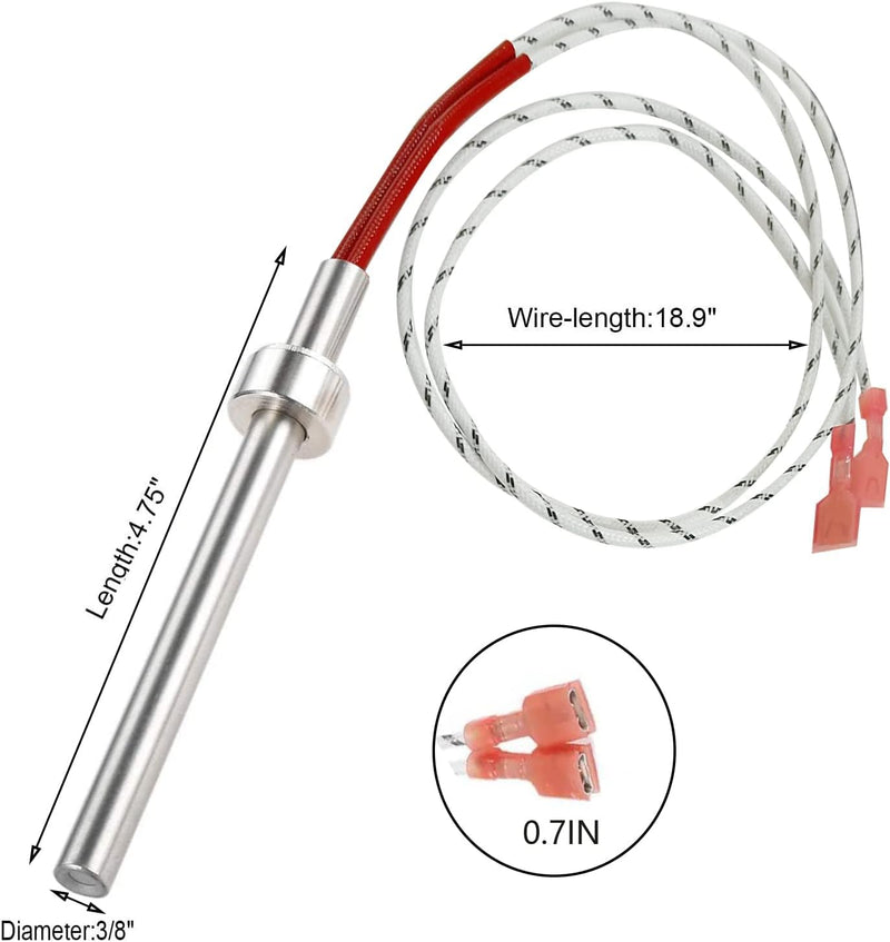 Replacement Englander Pellet Stove Igniter, Fits for England Part PU-CHA-AMP,England Stove Works Igniter 300W 4.75