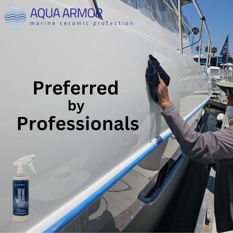 Marine Ceramic Si02 Spray - Protects Marine Surfaces from the Damages of UV, Salt and Other Contaminants.