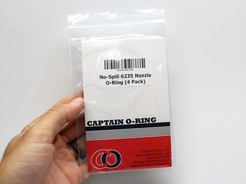 Captain O-Ring – Replacement 6235 O-Rings for No-Spill Gas Can Nozzle Assembly (4 pack)