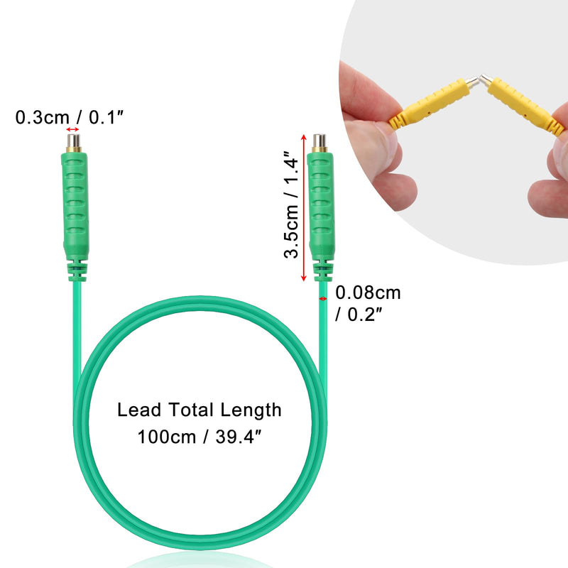 Sumnacon Magnetic Jumper Wires 6 Pcs Silicone Soft Flexible Magnetic Jumper Test Leads for Testing 30VAC 5A 20AWG Jumper Test Wires for HVAC Professional Jumper Cables for Thermostats,Sensors