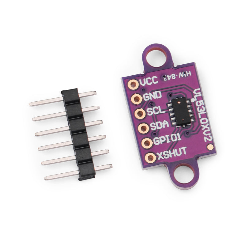 5Pcs VL53L0X Time-of-Flight (ToF) 940nm Laser Ranging Sensor Breakout GY-VL53L0XV2 Distance Measurement Module IIC for Arduino VL53L0X-5PCS