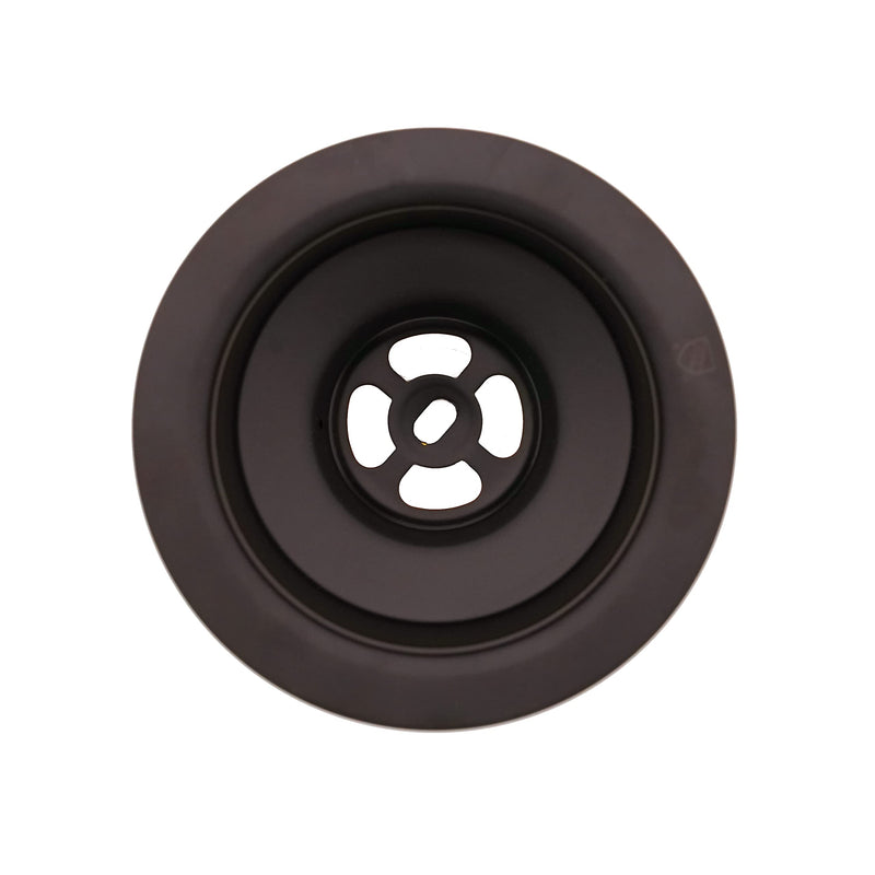 Westbrass A214-12 3-1/2" Post Style Large Kitchen Sink Basket Strainer, Oil Rubbed Bronze
