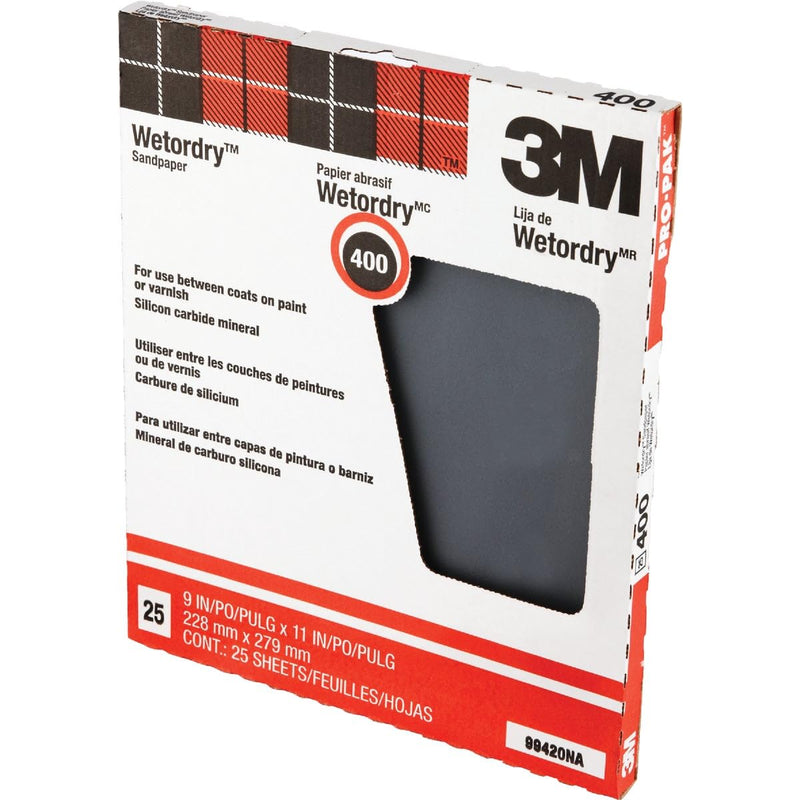3M 99420NA 400A Grit Between Finish Coats Sanding Sheets