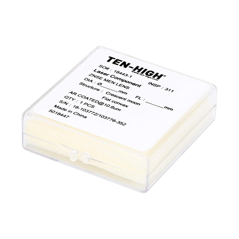 TEN-HIGH 19.05mm CO2 Laser Lens - ZnSe Focal Mirror for Engraving & Cutting Machine, FL50.8mm D:19.05mm FL:50.8mm/2"