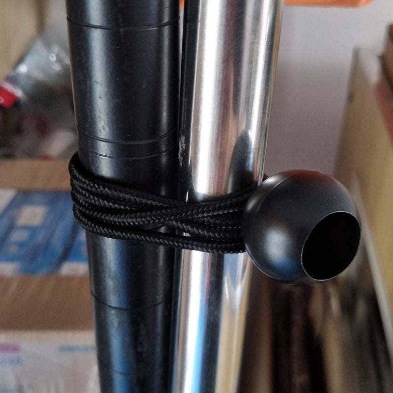 Ball Bungee Cords, 50 Packs, 4 Inch Black Tie Down Cords for Tarp, Canopy Shelter, Wall Pipe, UV Resistant - NewNest Australia