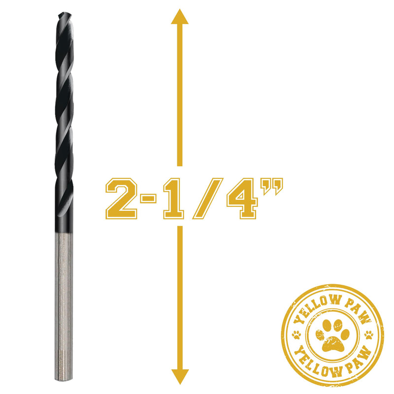 3/32 Inch Drill Bit (3 Pack) Industrial Grade M35 Cobalt Titanium Aluminum Nitrite - 3/32" Diameter & Total Length of 2-1/4" with Working Length of 1-1/4" Easily Drill Into Metal, Steel, & Aluminum 3/32"