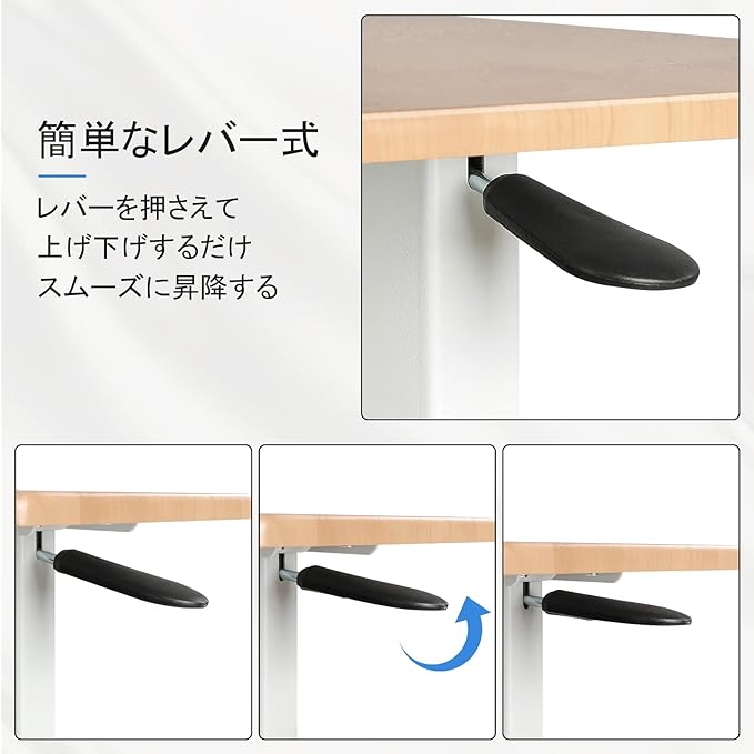 Elevating Type Side Table, Height 27.6 - 39.4 inches (70 - 100 cm), Stepless Adjustment, With Casters, Gas Pressure Raising, Width 31.5 inches (80 cm), Bed Table, Nursing, PC, Easy Assembly, Walnut Work From Home (Woody) - NewNest Australia