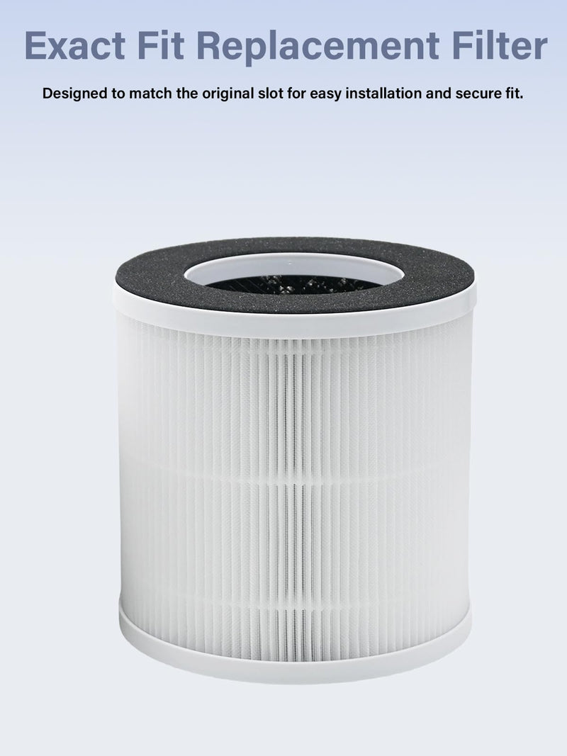 2-Pack Replacement Filter Compatible with Airthereal Day Dawning ADH80 Air Purifier, 7-in-1 Cylindrical Composite Filter with Activated Carbon Layer
