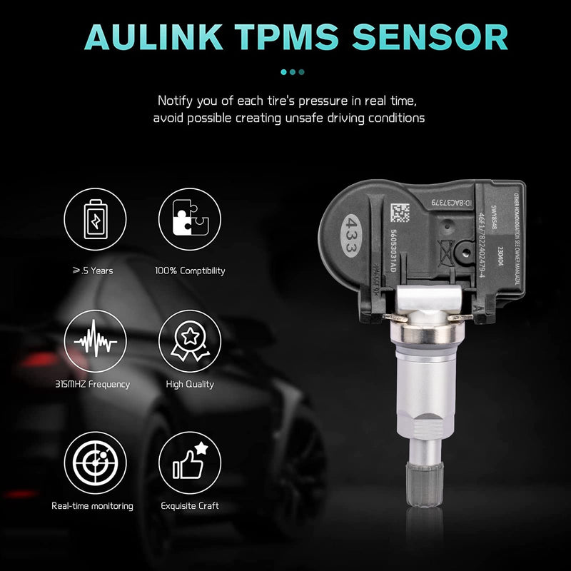 56053031AD TPMS Tire Pressure Sensor ‎for Dodge Avenger Caliber Dakota Grand Caravan, Chrysler 300 300C Crossfire, Jeep Cherokee Commander Compass Grand Cherokee Wrangler KIA Mitsubishi Lancia