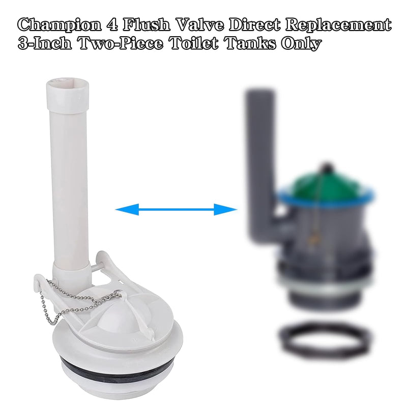 Toilet Flush Valve Replacement Kit for American Standard Champion 4 ，Titan ，Duravit Two Piece Toilets, Compatible with 4149A 4215A 4260 4266 Tanks