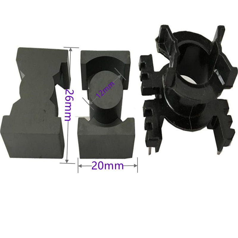 6sets PQ2620 Electronics Transforme Core with 6+6pin Inductor Ferrite Core Chokes Ferrite Bead MnZn PC40