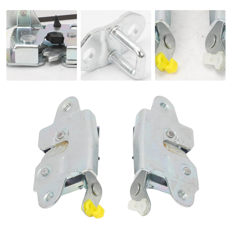 Tailgate Lock Latch with Striker for 2004-2015 Tacoma 2004-2011 Hilux 2004-2011 Vigo 65790-0K010 65780-0K010