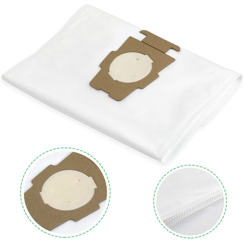10 Pack 204814 Micron Magic HEPA Filter Plus Bags Compatible with KB Vacuums 205811 - Models G4, G5, G6, Ultimate G Series, Diamond Edition, Sentria, Sentria II, Avalir, Avalir II Green