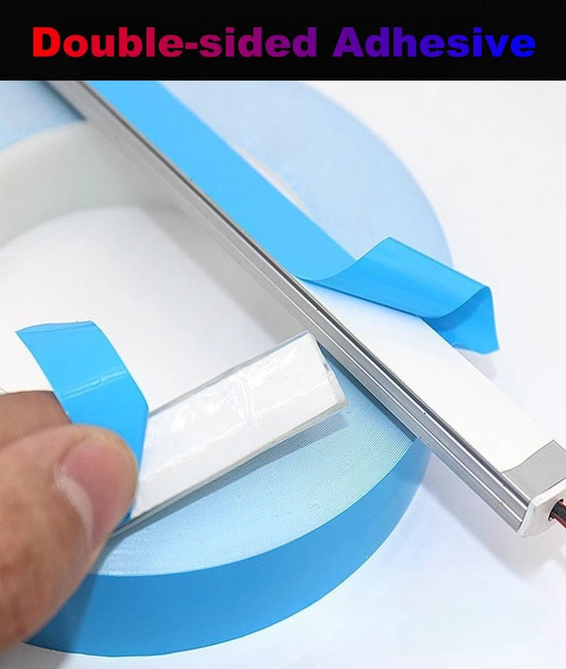 Thermal Tape 0.5 inch x 66Feet Heat Transfer Double Sided Tape with Strong Adhesive, for Mounting CPU Heatsink, Fixed Rug, Install LED Light Strips, Woodworker Item, Arts & Crafts, DIY Gift Decorate 0.5nch x 66Feet