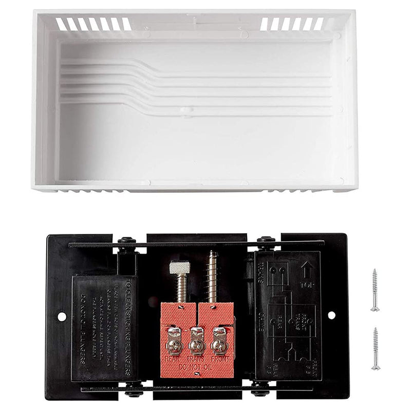 Newhouse Hardware CHM1 Door Bell Chime, White 2-note chime only