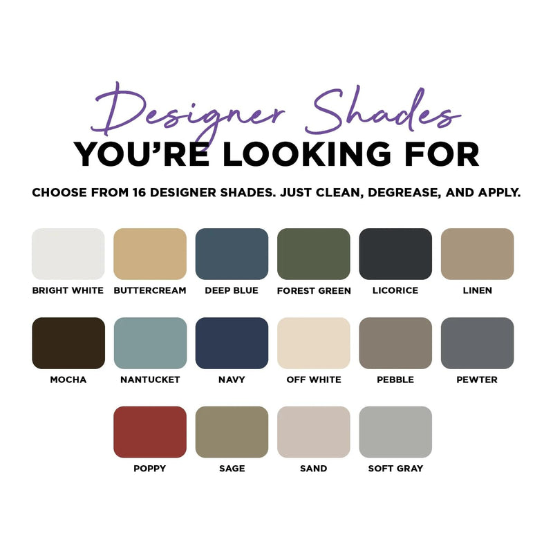 Beyond Paint Counter Top Paint - Pint - Color: Charcoal - No Stripping No Sanding No Priming Licorice