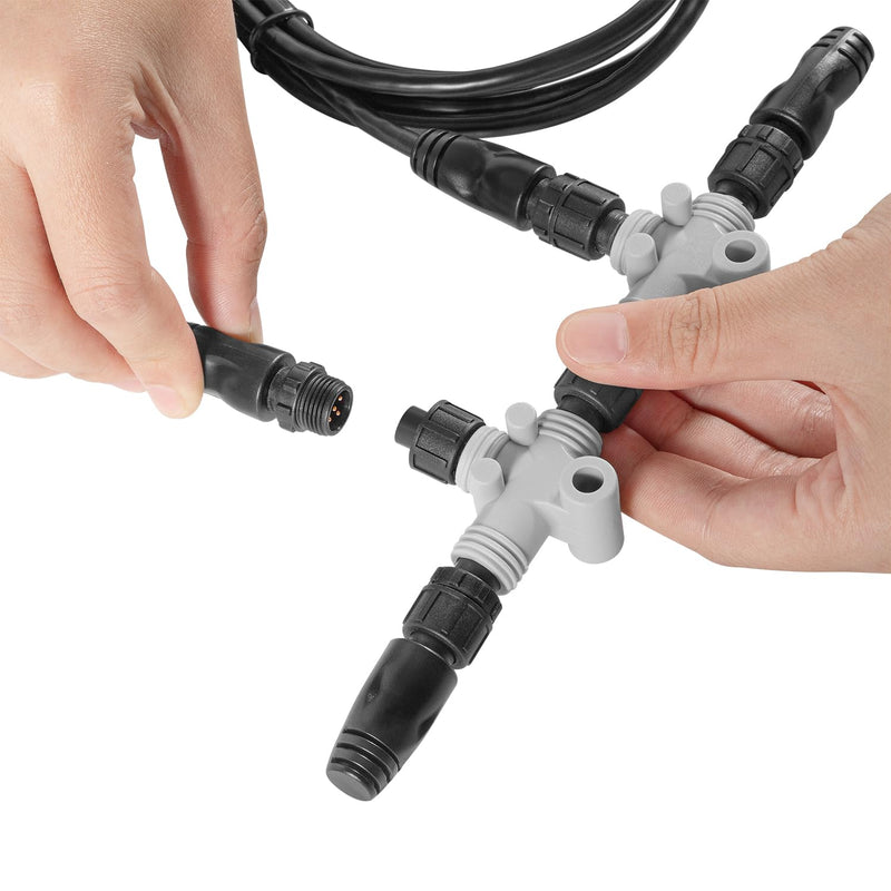 010-11442-00 NMEA 2000 Starter Kit for Garmin ECHOMAP Chirp, ECHOMAP Plus, NMEA 2000 Power Cable, Backbone Cable, Drop Cable with T-Connector and Female Male Terminator