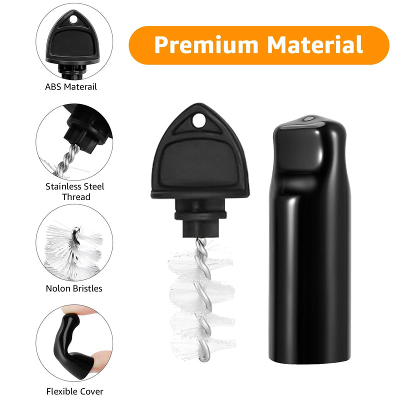 Beer Faucet Cap Keg Tap Brush, 4Pcs Beer Tap Plugs & 4Pcs Kegerator Tap Cover for Most Standard American Beer Faucets