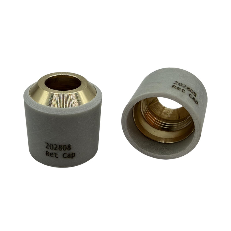 2Pcs 202808 176658 Retaining Cup for Miller ICE-25C ICE-27C/T Plasma Cutter Torch Consumables 202808/176658