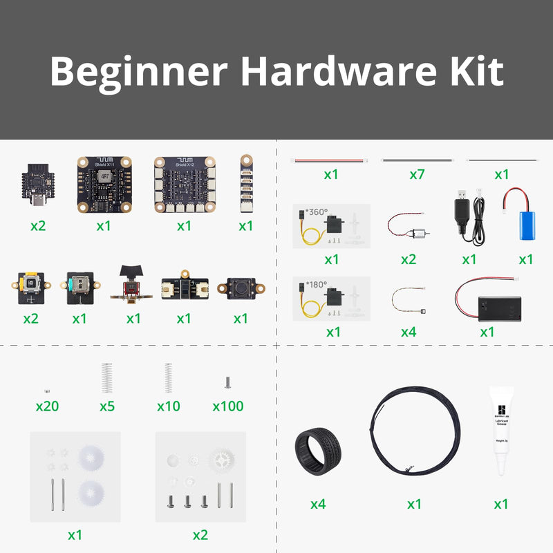 Original CyberBrick Hardware Remote Control Beginner Kit for Bambu 3D Printer (ZK004)) Beginner Kit(ZK004)