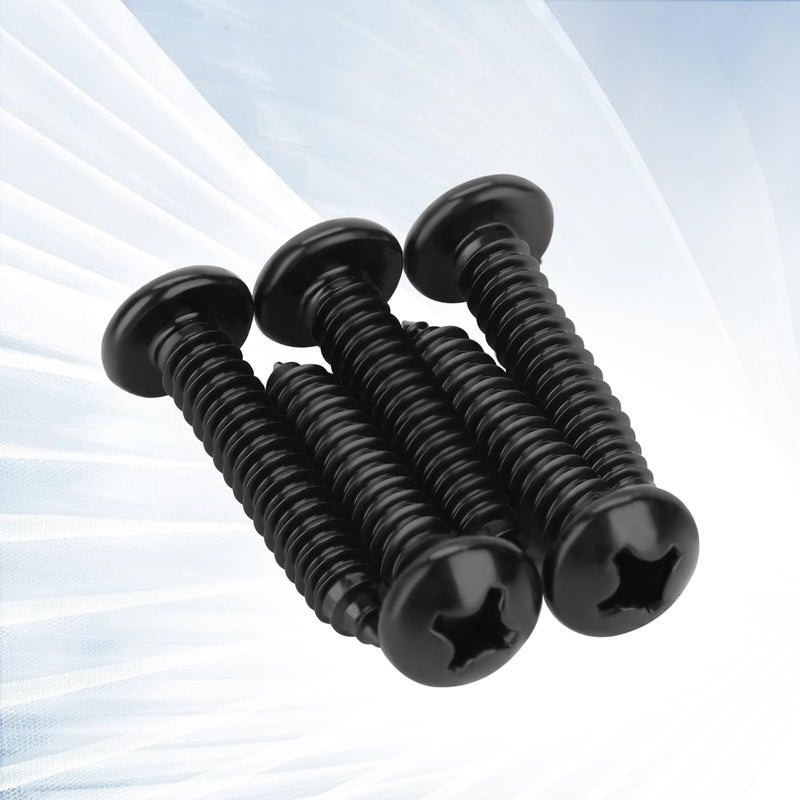 #14 x 3/4" Pan Head Self Tapping Screws Sheet Metal Wood Screws, Black Finish, 304 Stainless Steel 18-8, 50 PCS #14 x 3/4"