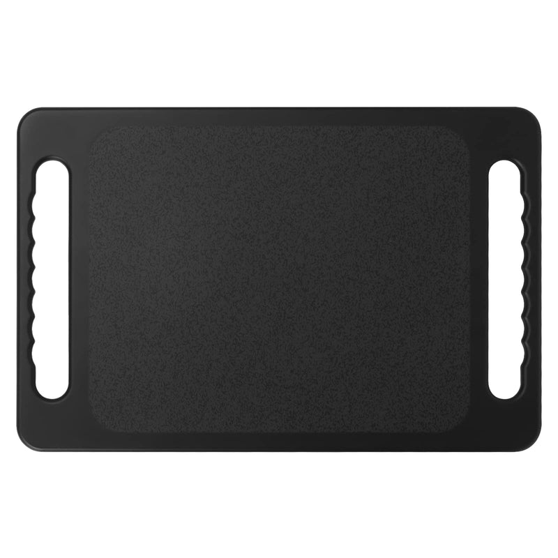 Drop-Proof Hand Mirror with Double Handle, Large Rectangular Hand held Mirror -(16"x10") Largehand Mirrors with Handle for Salons and Beauty Salons, Light Hair(Black) Plastic