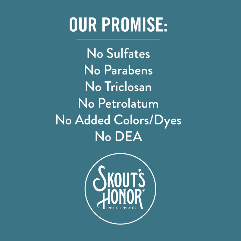 SKOUT'S HONOR Probiotic Cat Shampoo & Conditioner with Avocado Oil & Omega-3s, 97% Natural, Paraben & Sulfate-Free, Cruelty-Free, 16oz, Fragrance Free Shampoo & Conditioner- Frangrance Free - PawsPlanet Australia