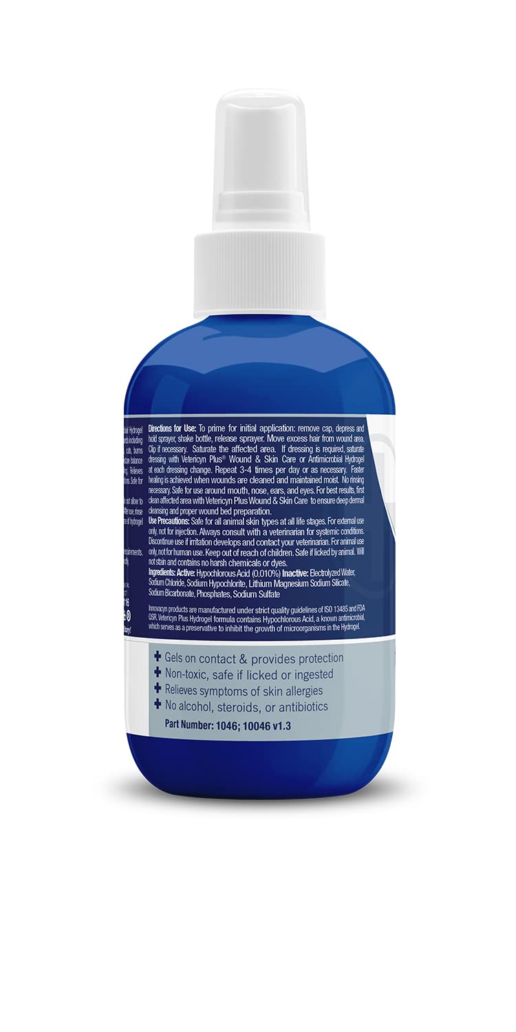 Vetericyn Plus Feline Hydrogel. Promotes Healing for Wounds, Post-Surgery Sutures, Rashes and Irritation. Safe for Cats of All Ages. 3 oz. (Packaging/Bottle Color May Vary) - PawsPlanet Australia