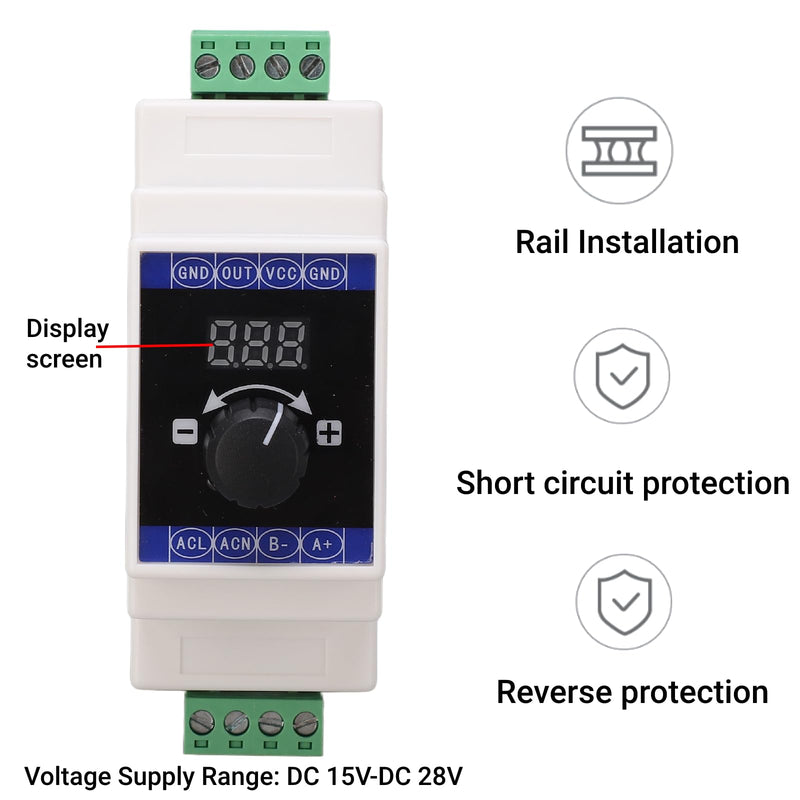 Digital Display Analog Simulator Generator Rail Installation Current Generator 4 to 20mA for PLC Panel Debugging