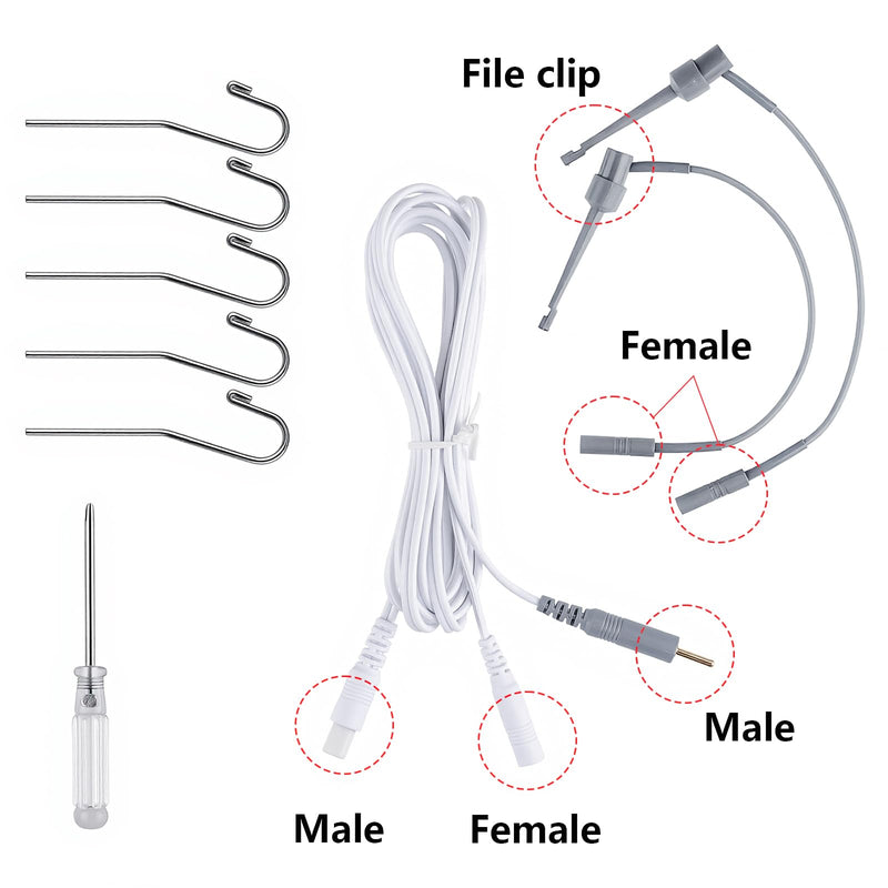 EustomA Testing Cord Autoclavable File Holder Stainless Hook for Apex Locator (RZ-C/RZ-B/RZ-B1)