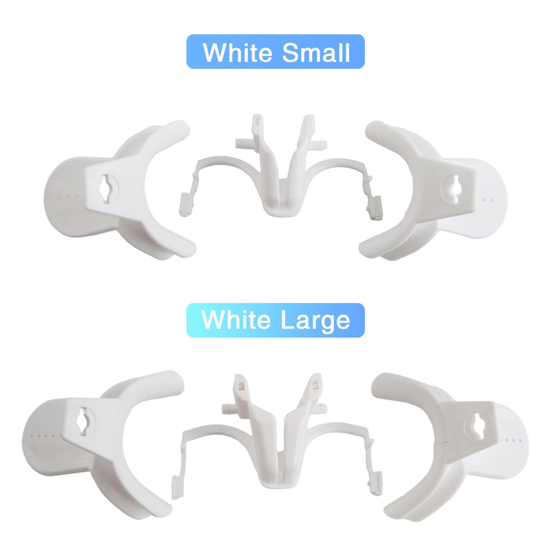 Dental Oral Dry Field System Lip Cheek Retractor Autoclavable Mouth Opener | Teeth Whitening Orthodontic Treatment (2Pcs L+S)