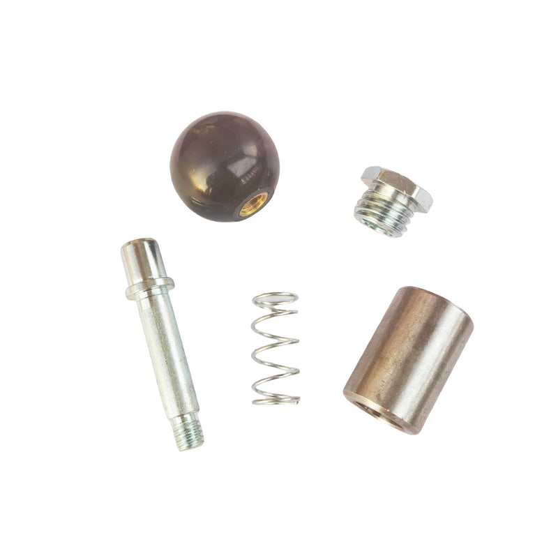 Handle Locking Spring-Loaded Pull pin, Welded Steel Body Column Positioning pin,Black Handle Lever knob (2, Q-Handle Dia:1/2in) 2